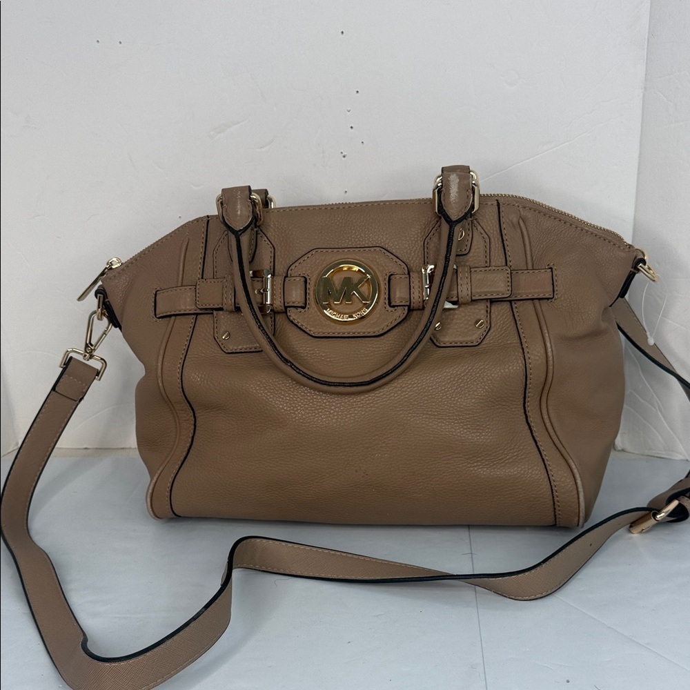 Michael Kors Brown Leather Satchel
